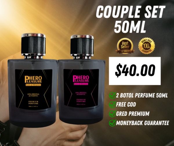 [50ML]  PHERO PLEASURE - COUPLE SET