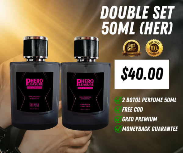 [50ML]  PHERO PLEASURE – DOUBLE SET (W)